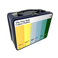 New York Colour Palette Fun Retro Metal Lunch Box