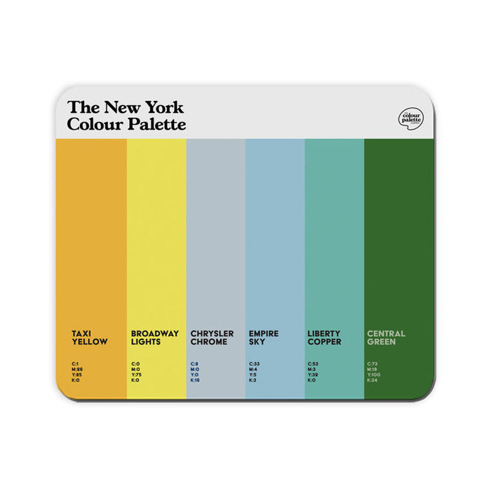 The New York Colour Palette Mouse Mat