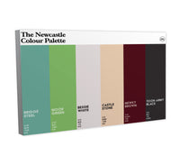 Newcastle canvas wall art featuring the colours of newcastle