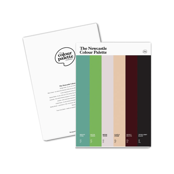 The Newcastle Colour Palette A5 Notepad