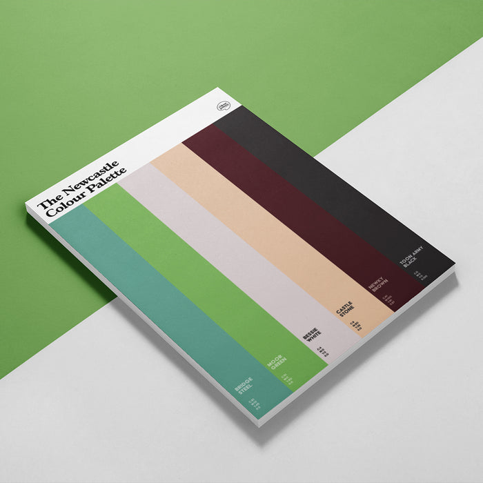 The Newcastle Colour Palette A5 Notepad