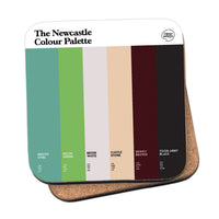 The Newcastle Colour Palette Coaster