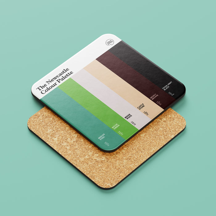 The Newcastle Colour Palette Coaster