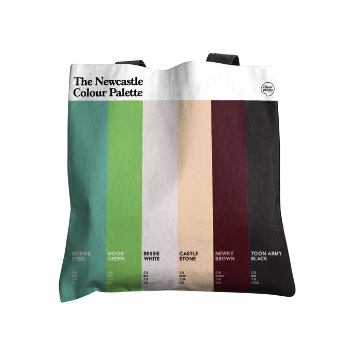 The Newcastle Colour Palette Tote Bag