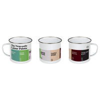 Newcastle enamel mug featuring the colours of Newcastle