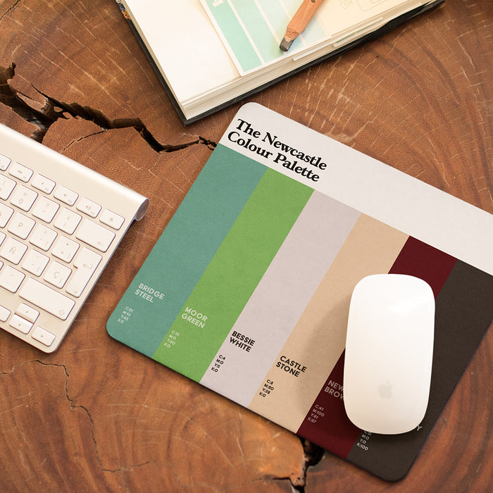 The Newcastle Colour Palette Mouse Mat