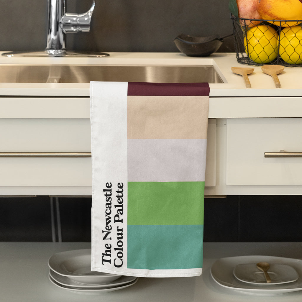 The Newcastle Colour Palette Tea Towel