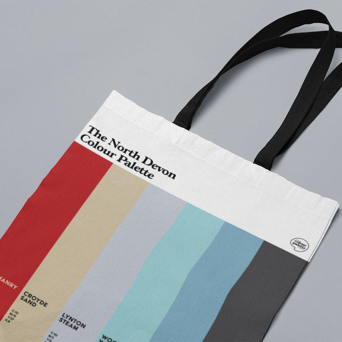 The North Devon Colour Palette Tote Bag