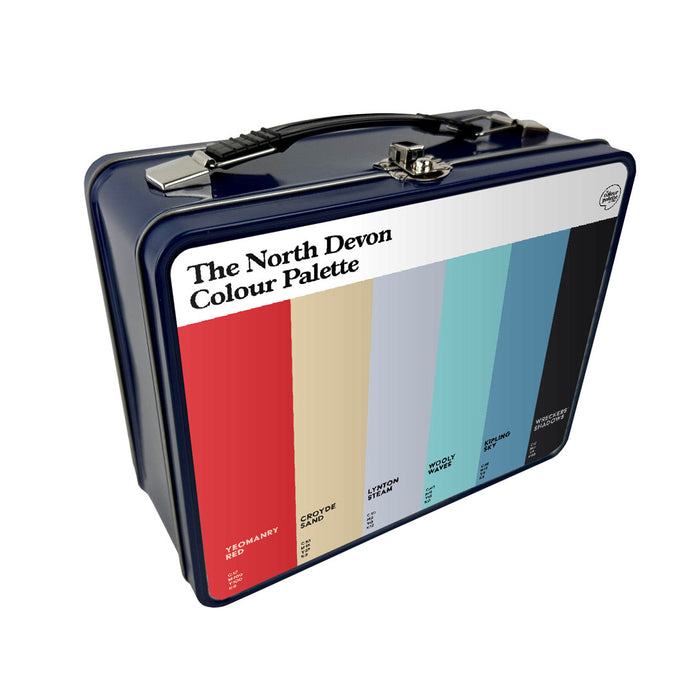 The North Devon Colour Palette Metal Lunch Box