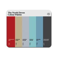 The North Devon Colour Palette Mouse Mat