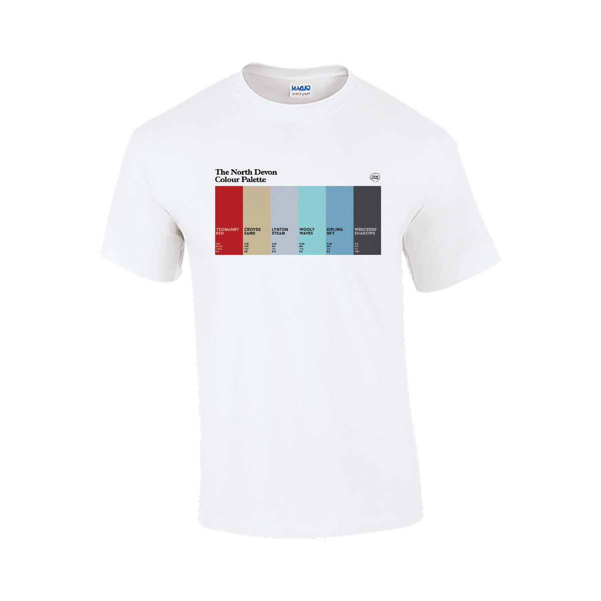 The North Devon Colour Palette T-Shirt
