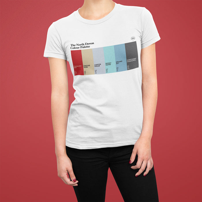 The North Devon Colour Palette T-Shirt