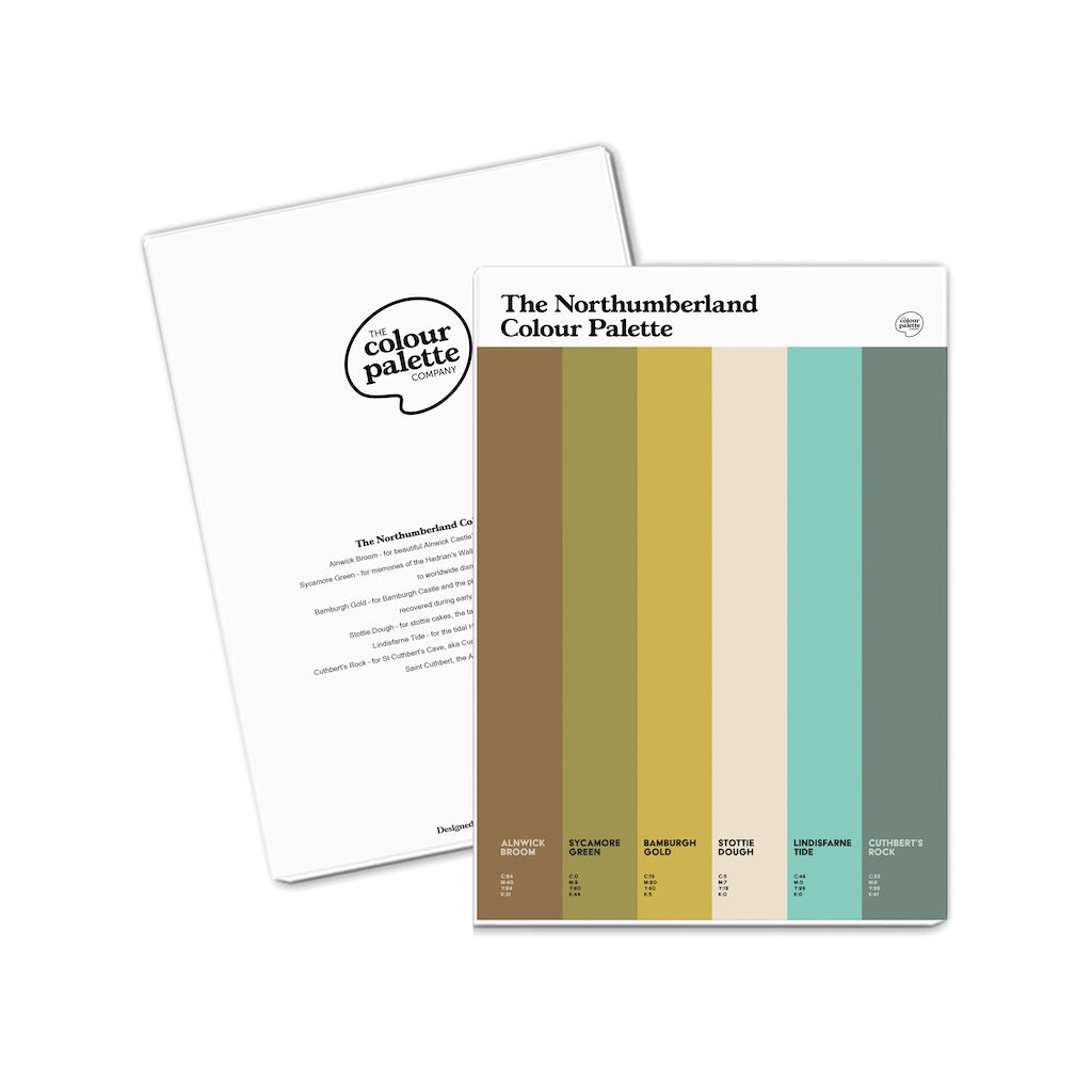 Northumberland Art Sketchbook featuring the colours of Northumberland