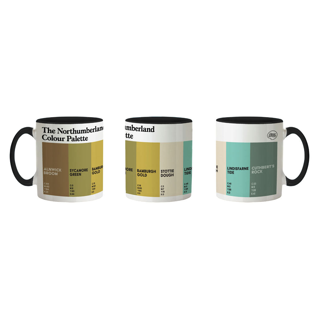 The Northumberland Colour Palette Porcelain Mug