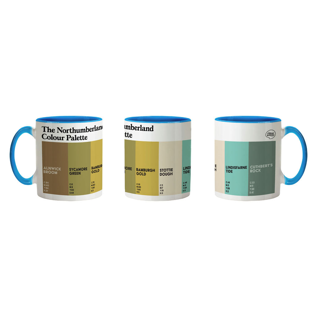 The Northumberland Colour Palette Porcelain Mug