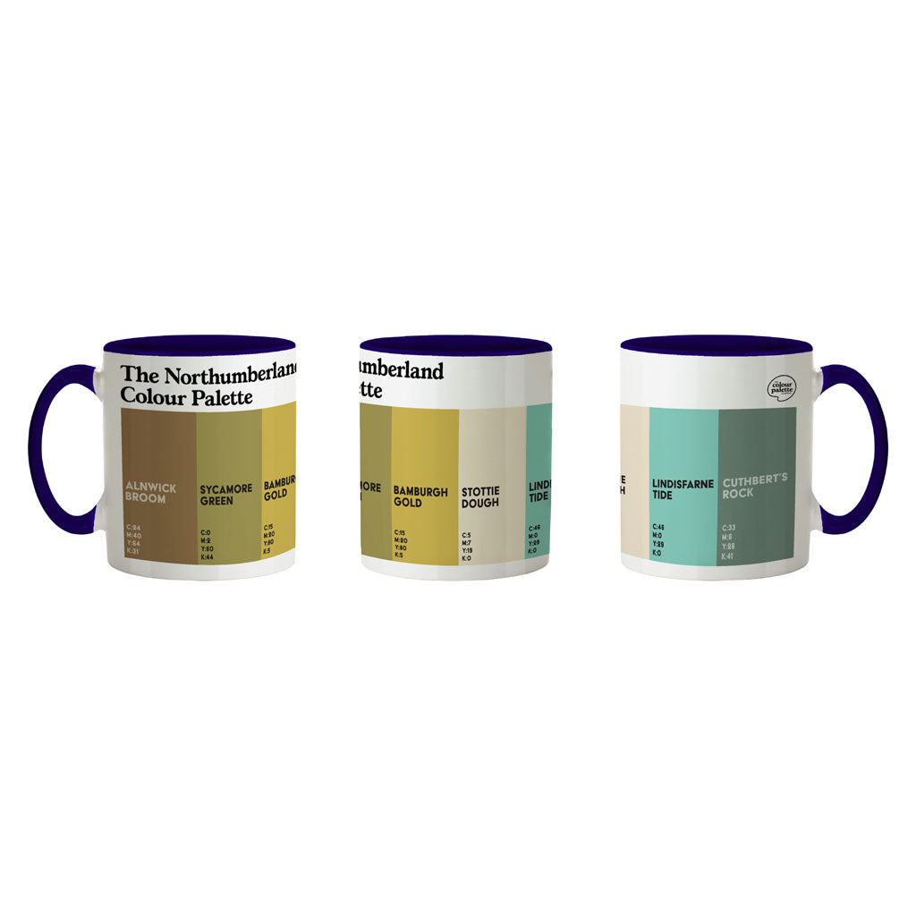 The Northumberland Colour Palette Porcelain Mug