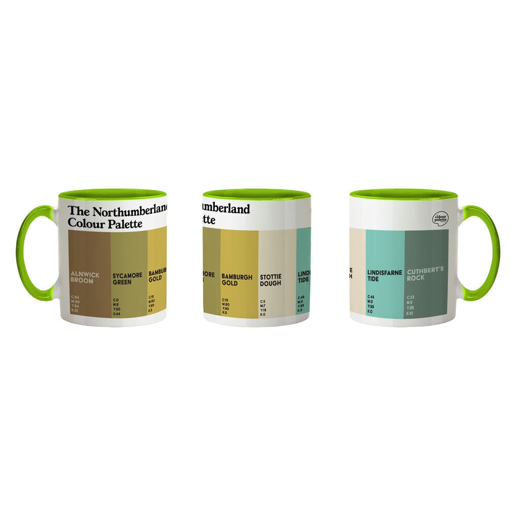 The Northumberland Colour Palette Porcelain Mug