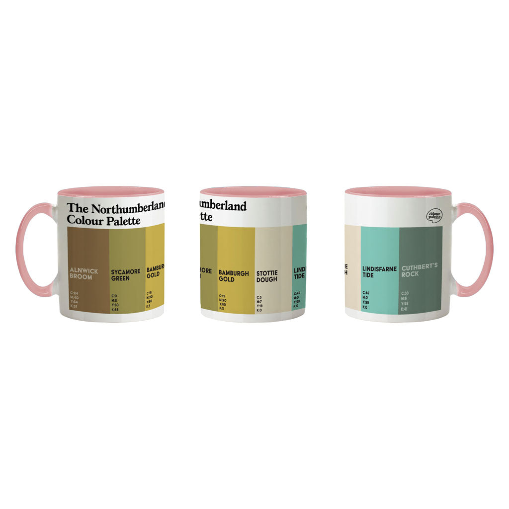 The Northumberland Colour Palette Porcelain Mug