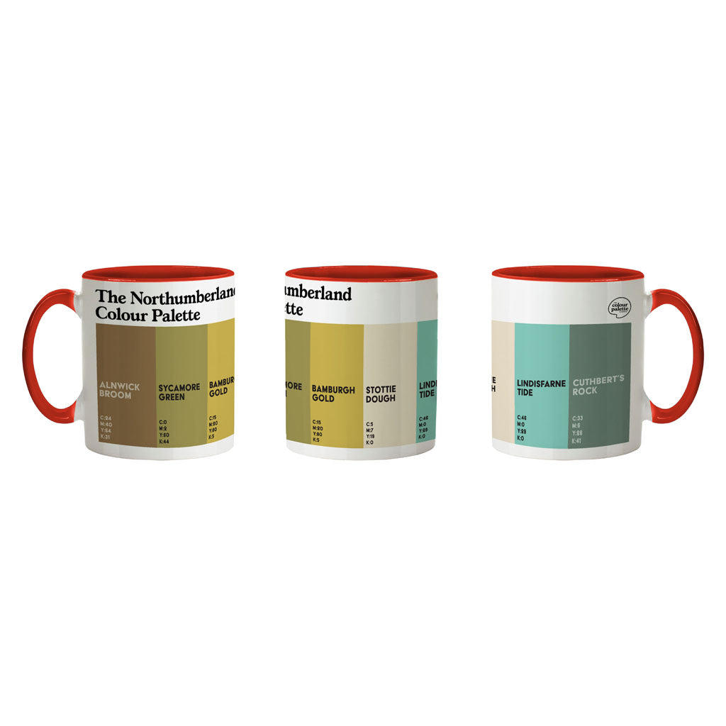 The Northumberland Colour Palette Porcelain Mug