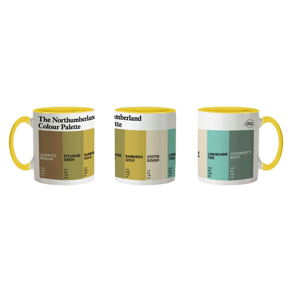 The Northumberland Colour Palette Porcelain Mug
