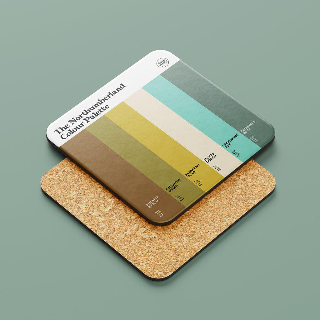 The Northumberland Colour Palette Coaster