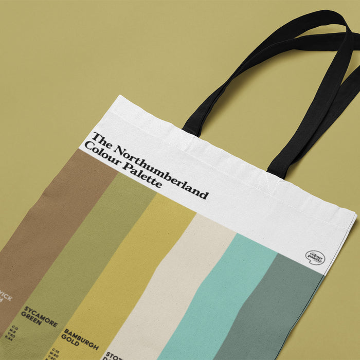 The Northumberland Colour Palette Tote Bag