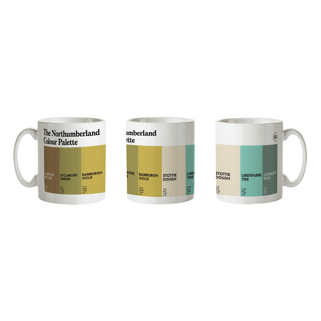 The Northumberland Colour Palette Porcelain Mug