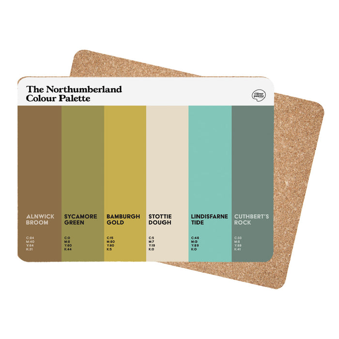 The Northumberland Colour Palette Placemat