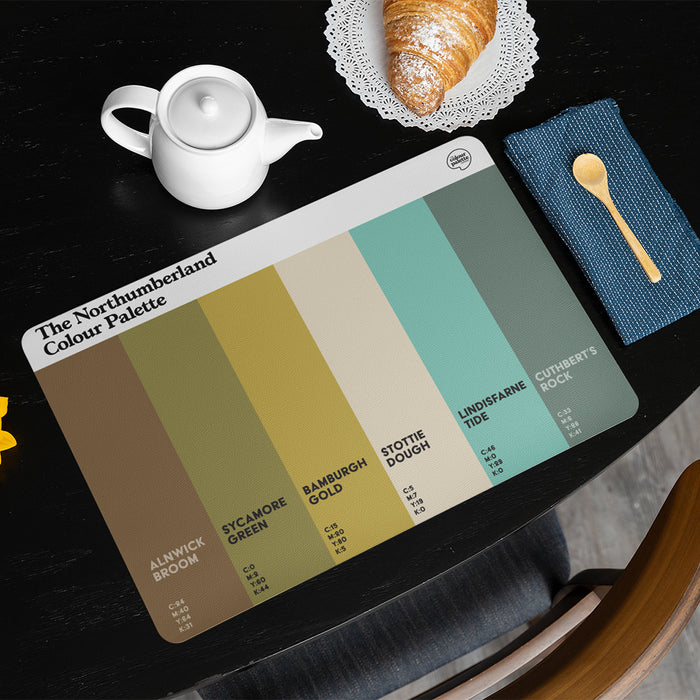 The Northumberland Colour Palette Placemat