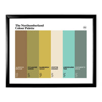 Northumberland Art Print - Black Frame