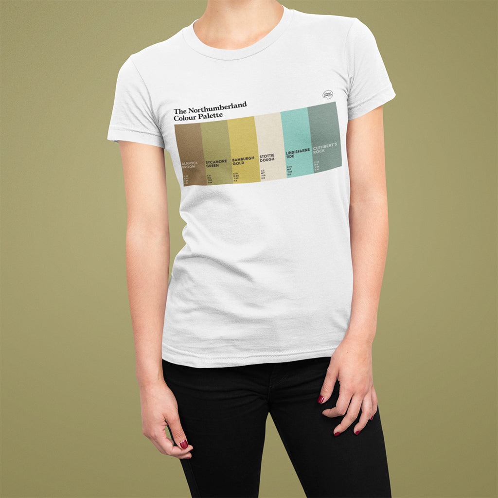 The Northumberland Colour Palette T-Shirt
