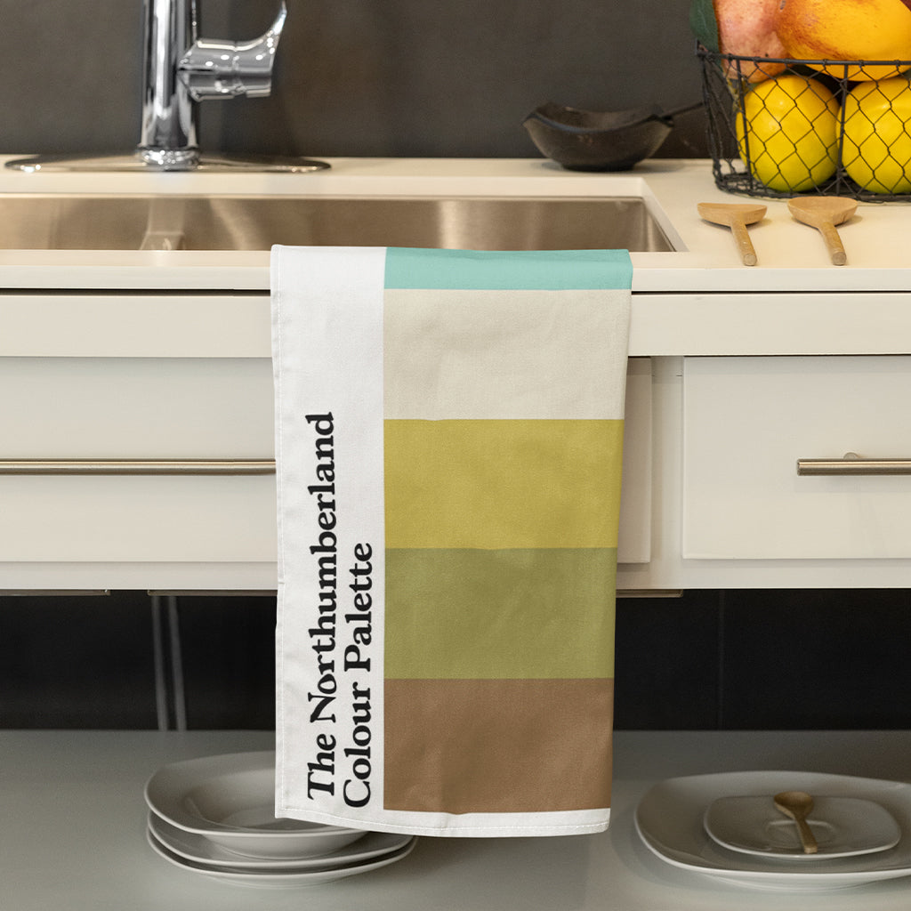 The Northumberland Colour Palette Tea Towel