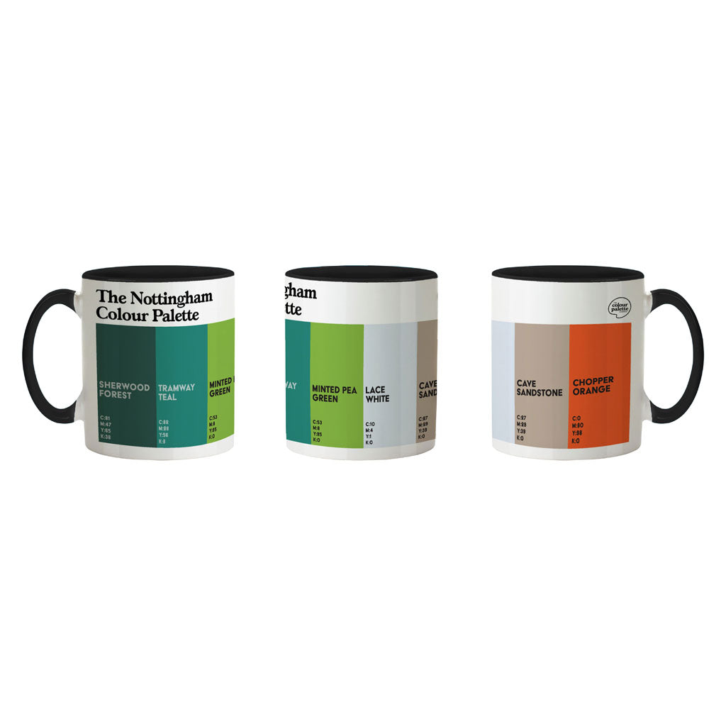 The Nottingham Colour Palette Porcelain Mug