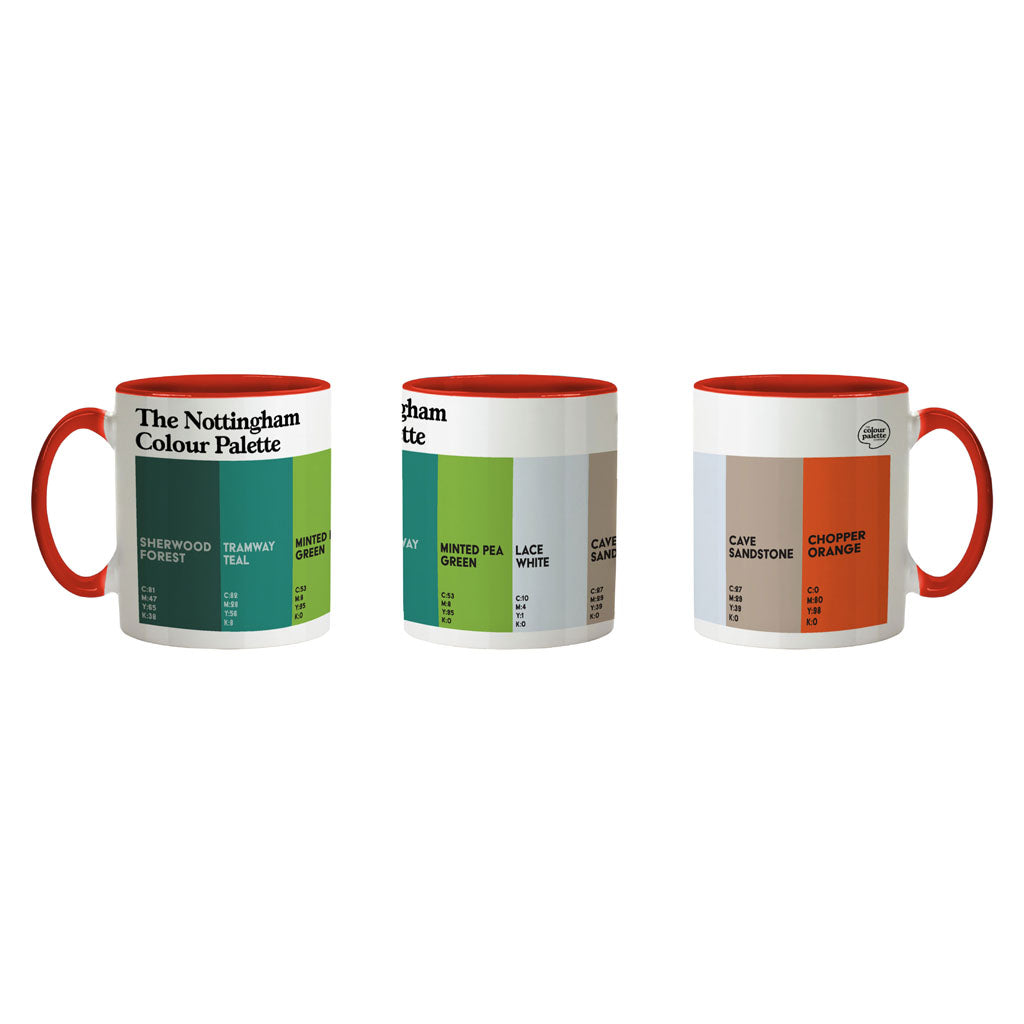 The Nottingham Colour Palette Porcelain Mug
