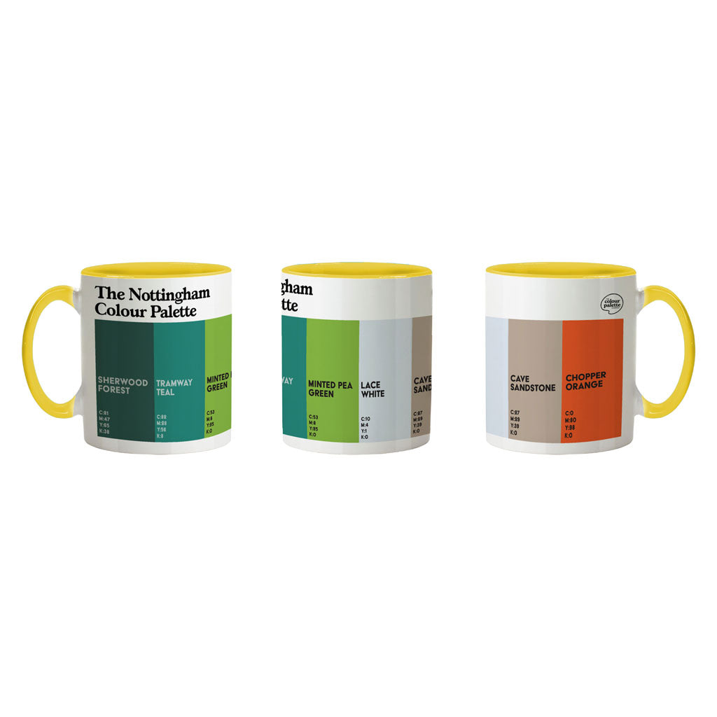 The Nottingham Colour Palette Porcelain Mug