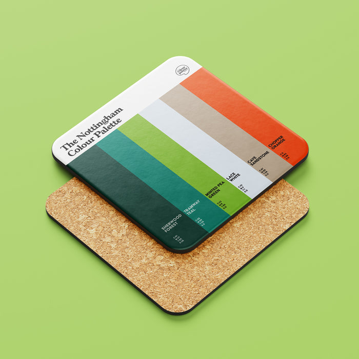 Nottingham Colour Palette Coaster Gift