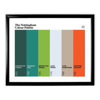 Nottingham Art Print - Black Frame
