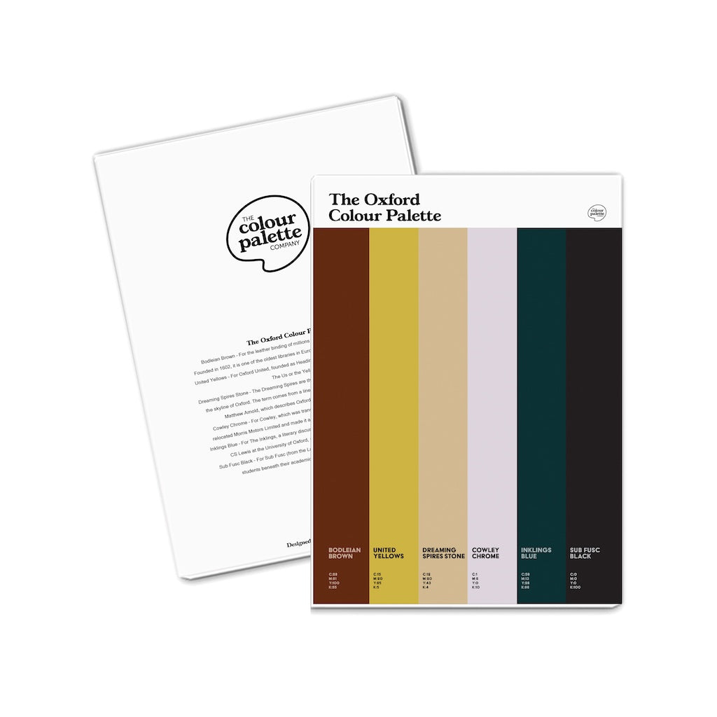 The Oxford Colour Palette A5 Notepad