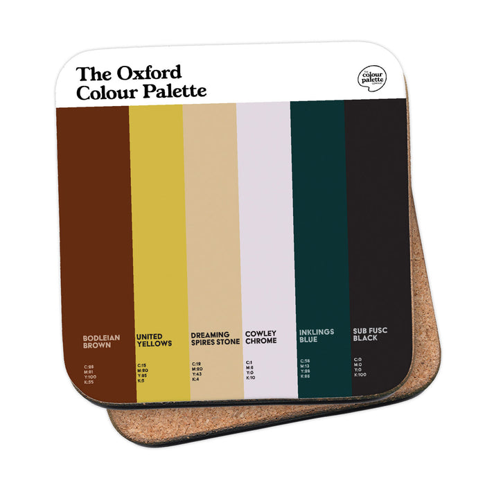 The Oxford Colour Palette Coaster