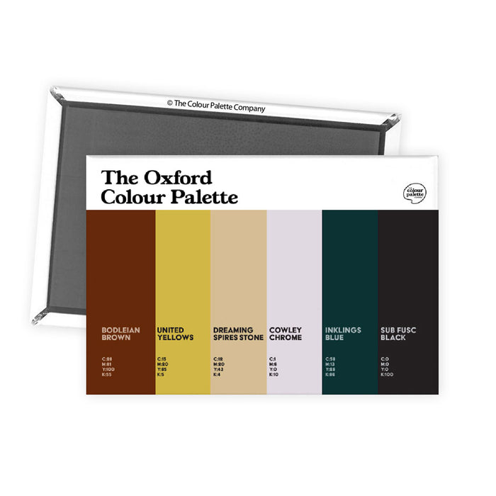 The Oxford Colour Palette Fridge Magnet