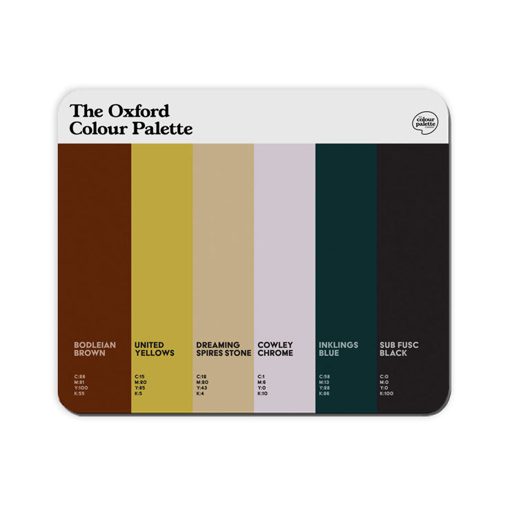 The Oxford Colour Palette Mouse Mat