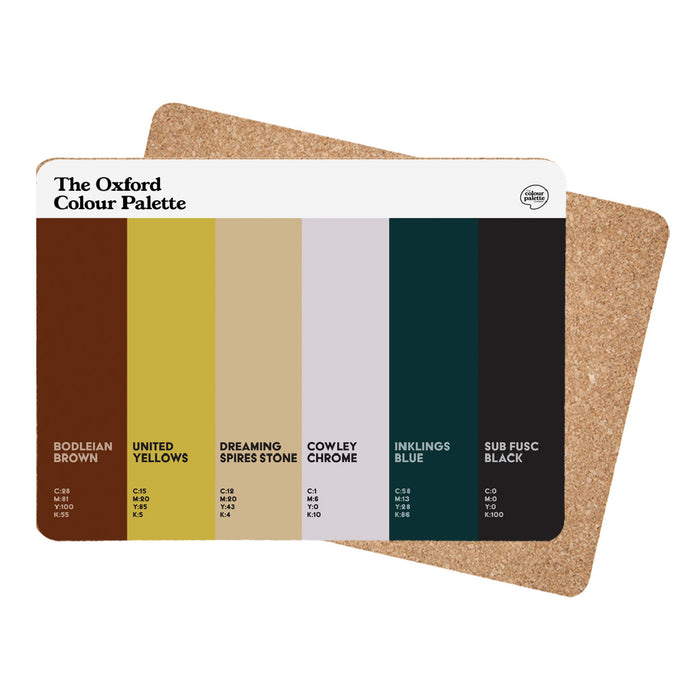 The Oxford Colour Palette Placemat