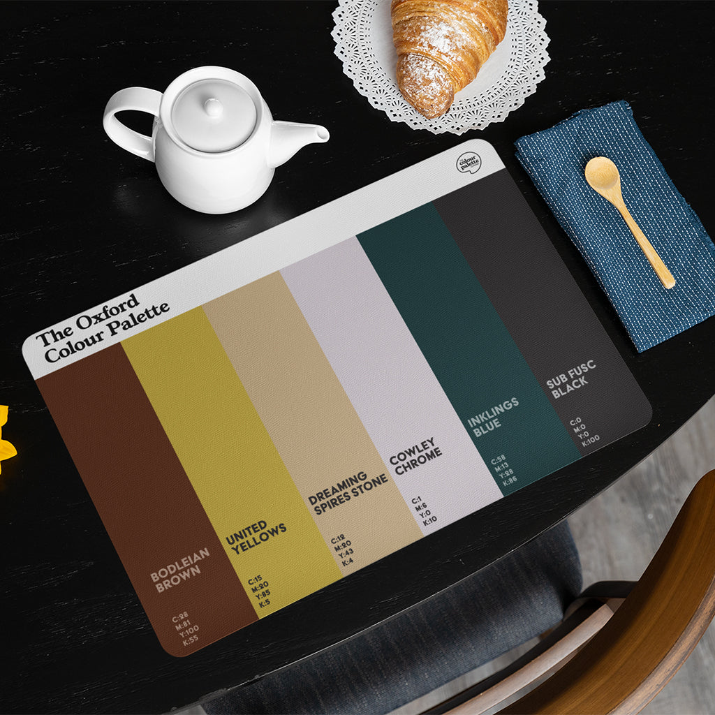 The Oxford Colour Palette Placemat
