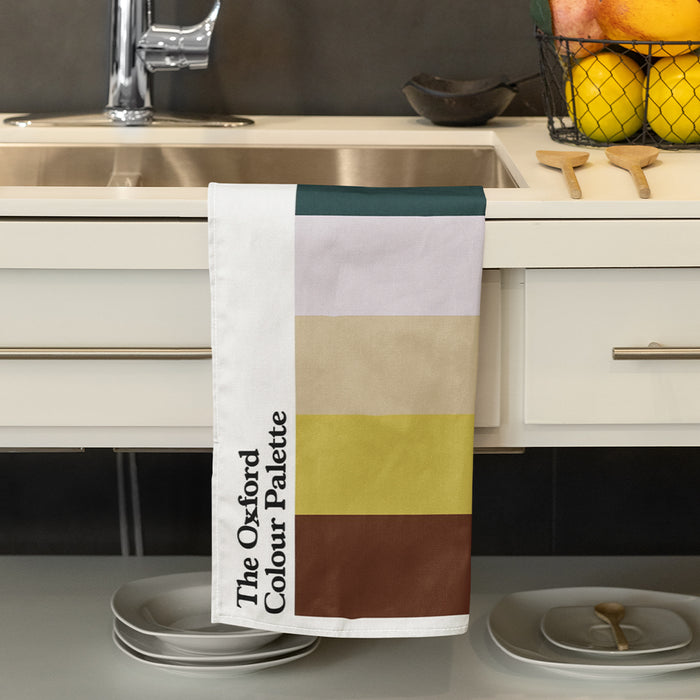 The Oxford Colour Palette Tea Towel