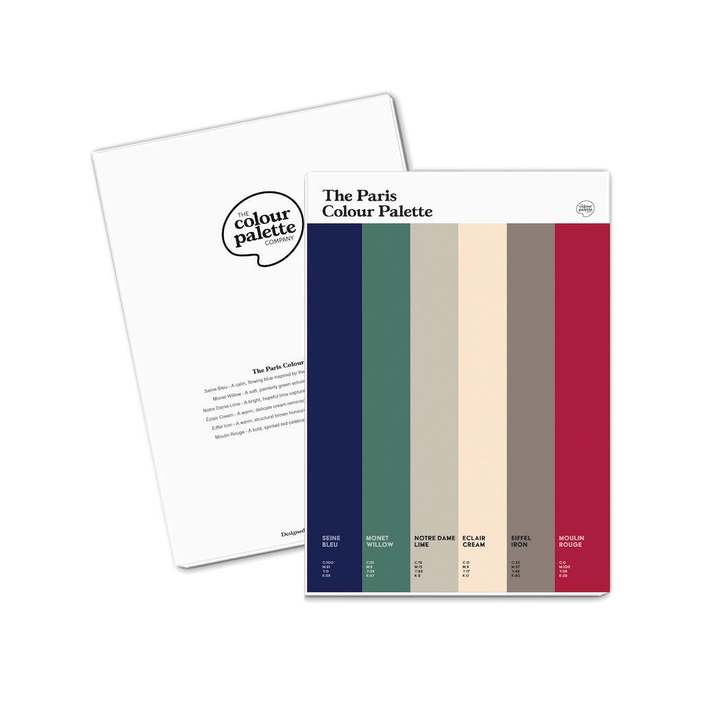 The Paris Colour Palette A5 Notepad
