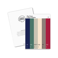 The Paris Colour Palette A5 Notepad