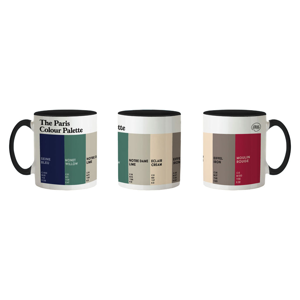 The Paris Colour Palette Porcelain Mug