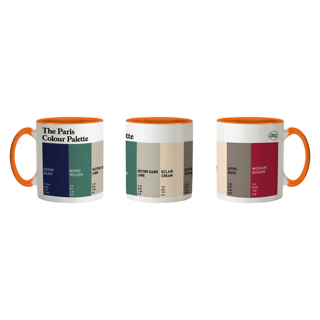 The Paris Colour Palette Porcelain Mug