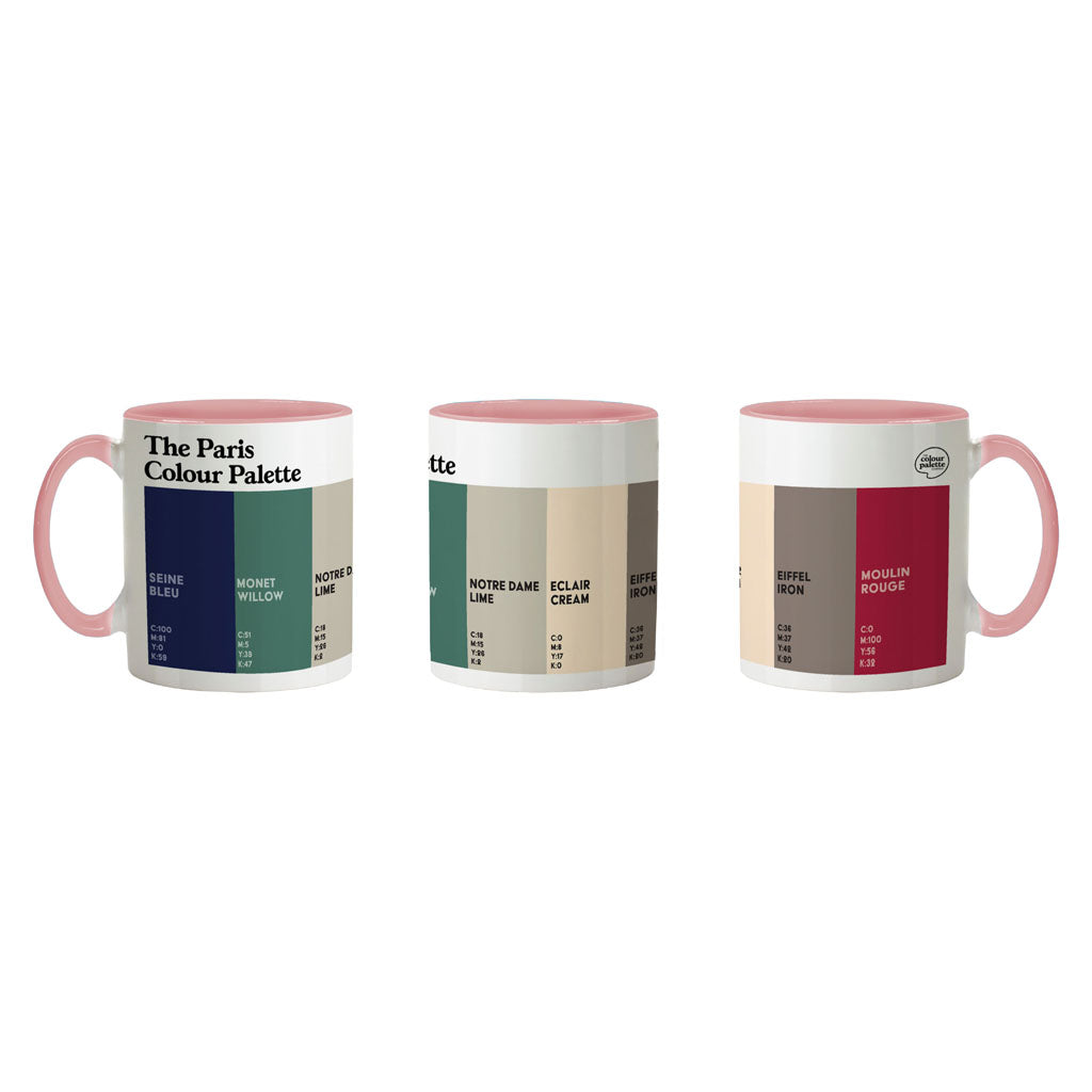 The Paris Colour Palette Porcelain Mug