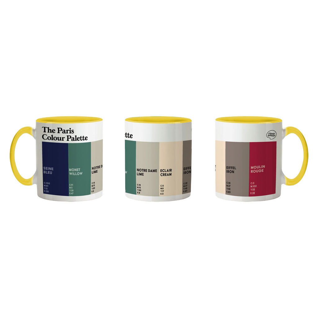 The Paris Colour Palette Porcelain Mug